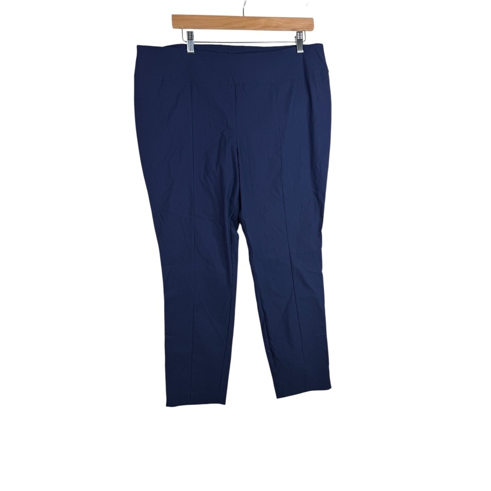 New 7th Ave New York & Company Ankle Pants size XL Blue